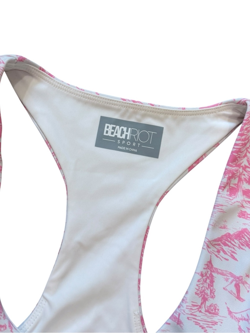 Beach Riot Yara Crop Tank In Toile - Picture 3 of 4